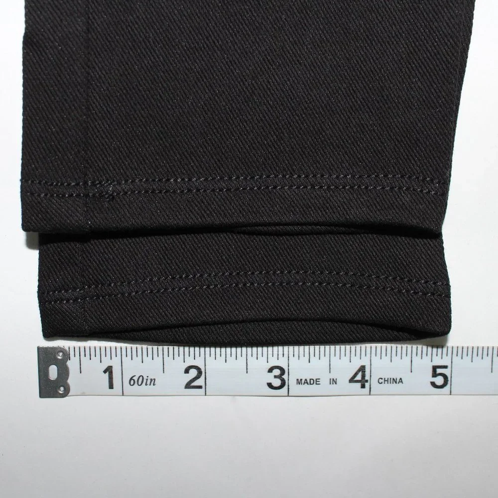 Time and Tru Black Mid Rise Fitted Stretch Capri Jeggings for Women Size XS 0-2 - Picture 4 of 10